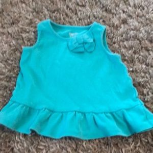 3/$9 Gymboree 12-18M Turquoise Sleeveless Top